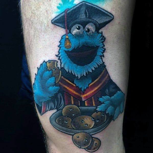 Wondrous Cookie Monster Tattoo For Woman