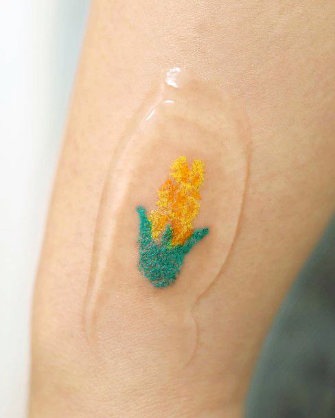 Wondrous Corn Tattoo For Woman