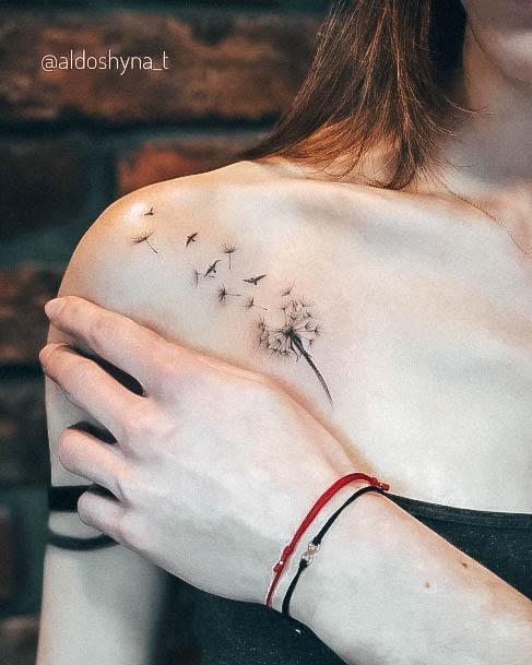 Wondrous Dandelion Tattoo For Woman