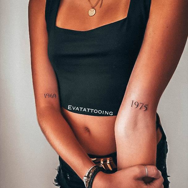 Wondrous Date Tattoo For Woman