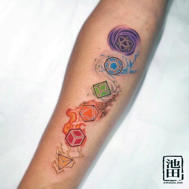 Wondrous Dice Tattoo For Woman