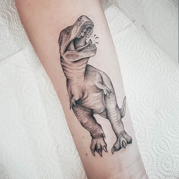 Wondrous Dinosaur Tattoo For Woman