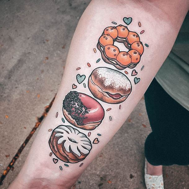 Wondrous Donut Tattoo For Woman