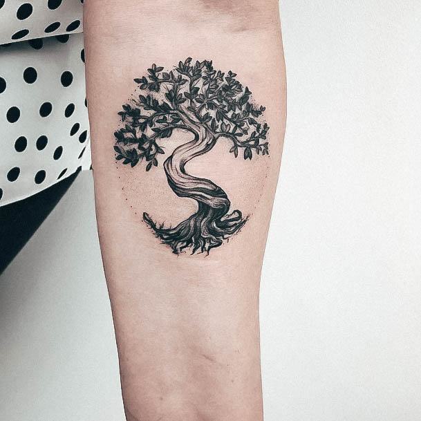 Wondrous Family Tree Tattoo For Woman