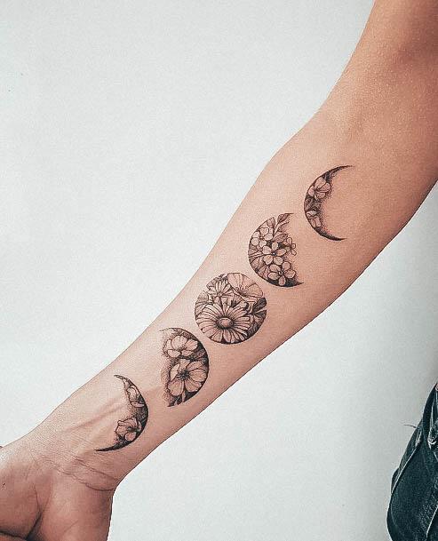 Wondrous Floral Tattoo For Woman