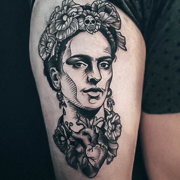 Wondrous Frida Tattoo For Woman