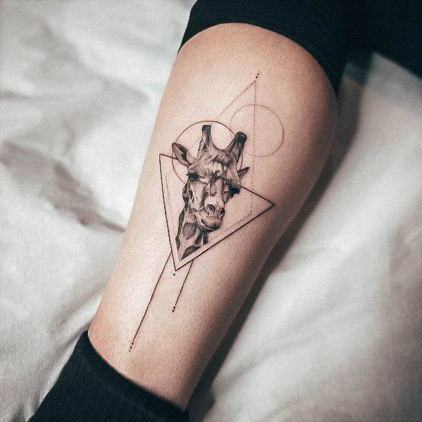 Wondrous Giraffe Tattoo For Woman