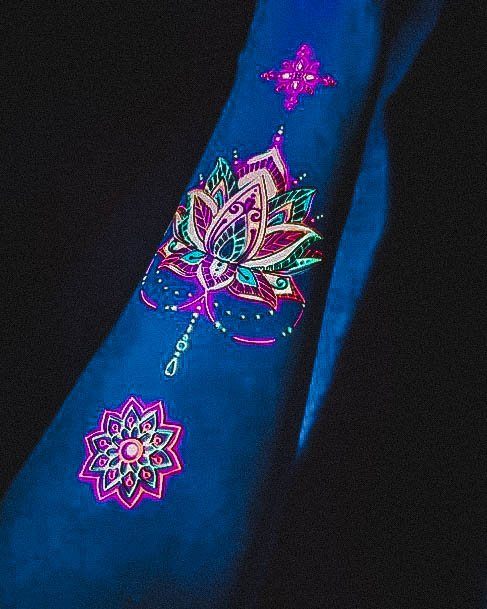 Wondrous Glow In The Dark Tattoo For Woman