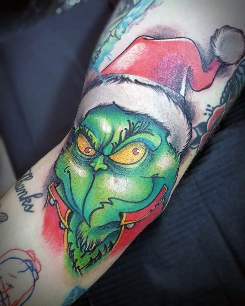 Wondrous Grinch Tattoo For Woman