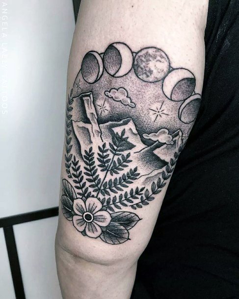 Wondrous Hiking Tattoo For Woman