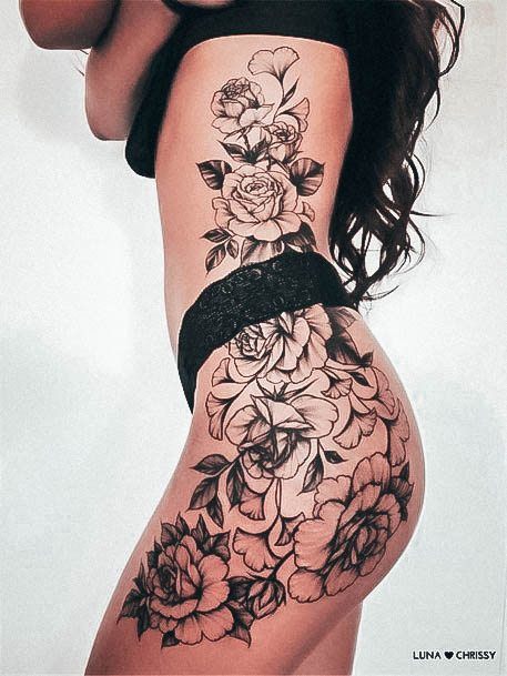 Wondrous Hip Tattoo For Woman