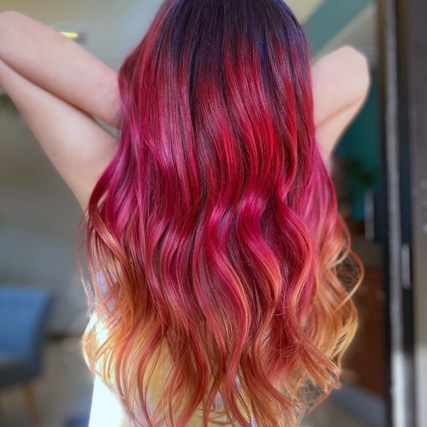 Wondrous Hot Pink Hairstyles For Woman