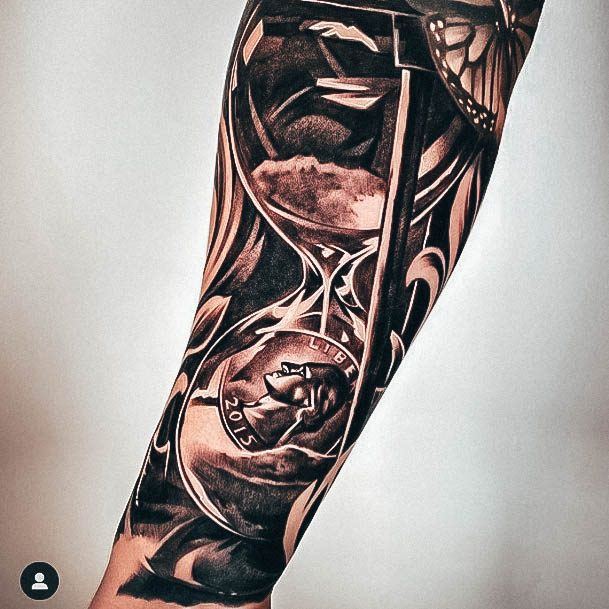 Wondrous Hourglass Tattoo For Woman