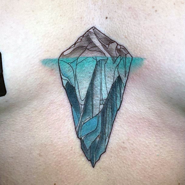 Wondrous Iceberg Tattoo For Woman