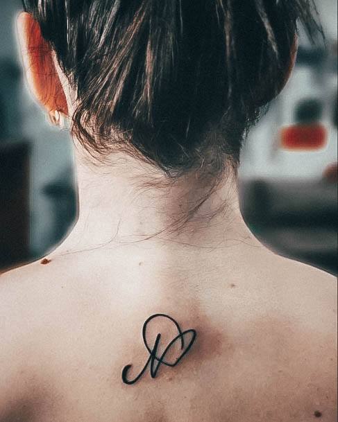 Wondrous Initials Tattoo For Woman