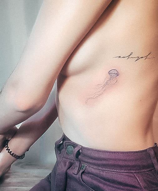 Wondrous Jellyfish Tattoo For Woman