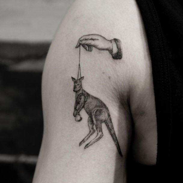 Wondrous Kangaroo Tattoo For Woman