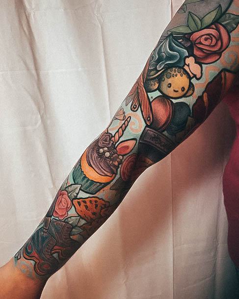 Wondrous Ladies Baking Tattoos