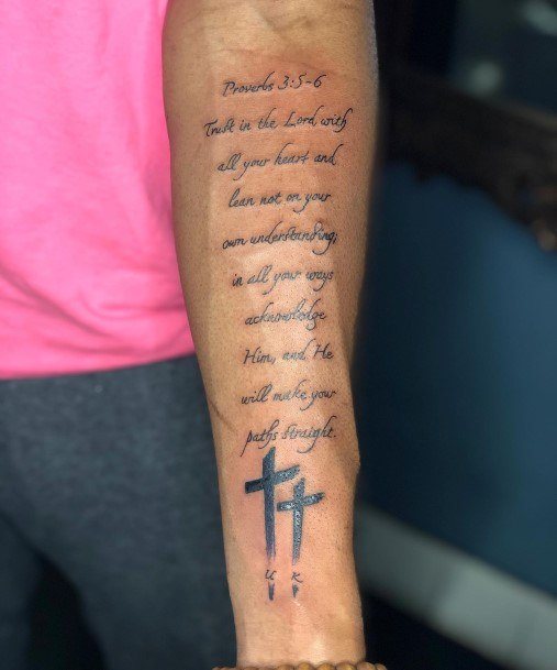 Wondrous Ladies Bible Verse Tattoos
