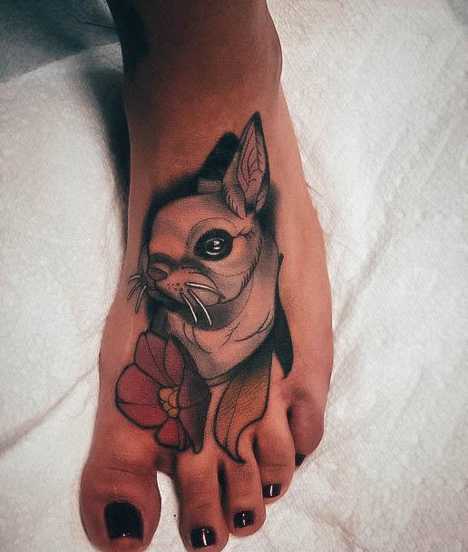 Wondrous Ladies Bunny Rabbit Tattoos