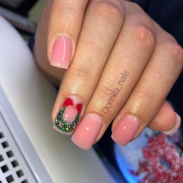 Wondrous Ladies Christmas Gel Nails