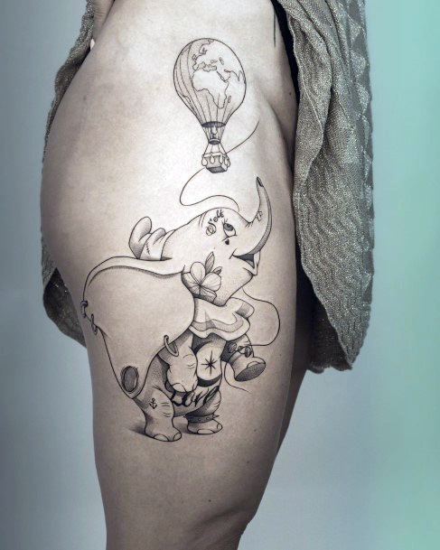 Wondrous Ladies Dumbo Tattoos