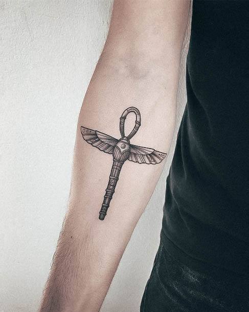 Wondrous Ladies Egyptian Tattoos Ankh