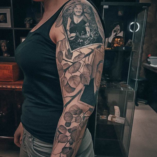 Wondrous Ladies Family Tree Tattoos