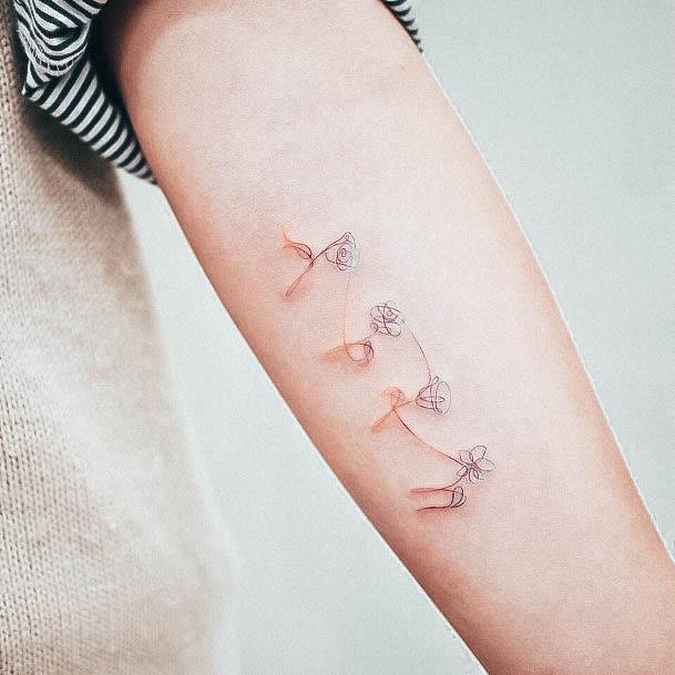 Wondrous Ladies Fine Line Tattoos