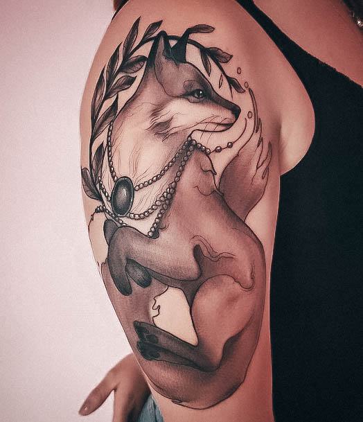 Wondrous Ladies Fox Tattoos