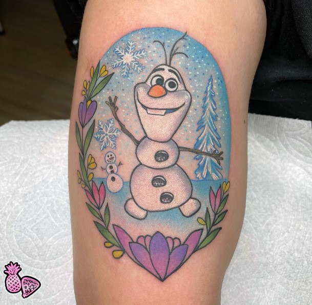 Wondrous Ladies Frozen Tattoos