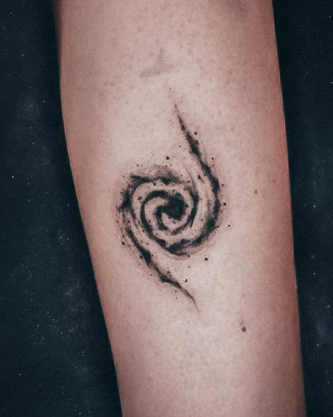 Wondrous Ladies Galaxy Tattoos