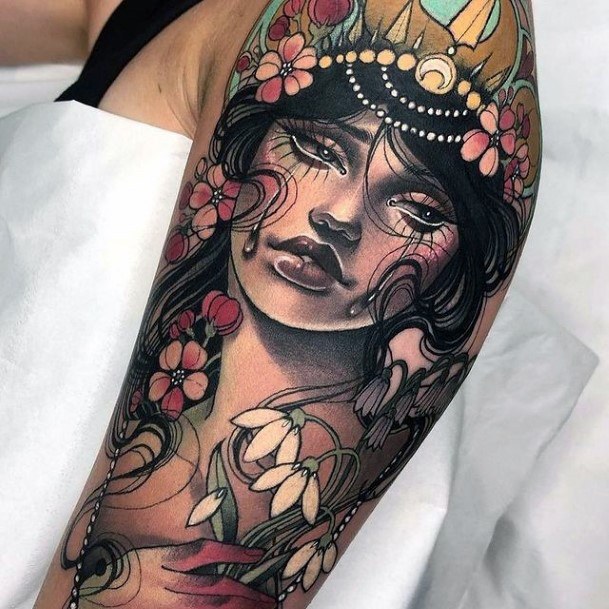 Wondrous Ladies Girly Tattoos