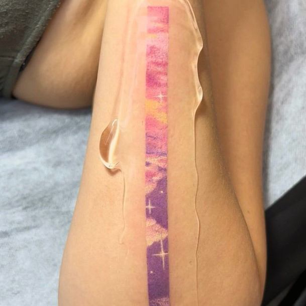 Wondrous Ladies Gradient Tattoos