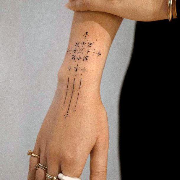 Wondrous Ladies Handpoke Tattoos