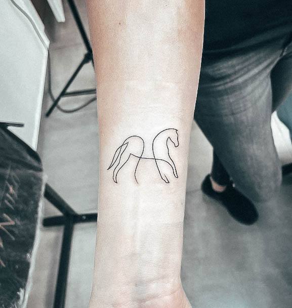 Wondrous Ladies Horse Tattoos