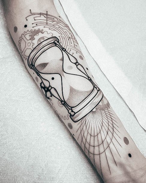 Wondrous Ladies Hourglass Tattoos