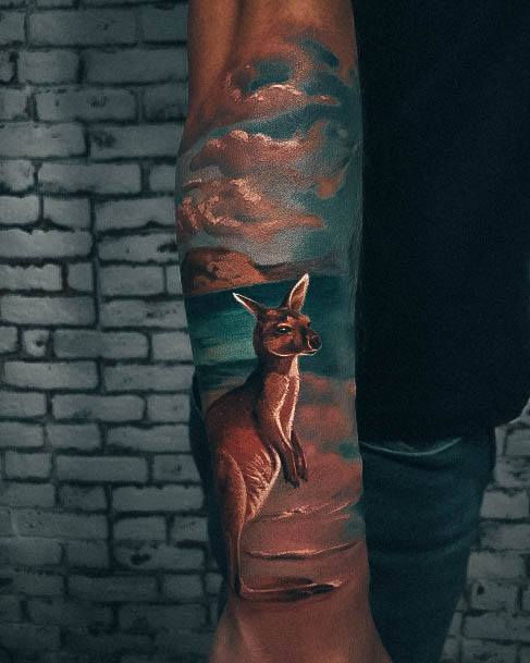 Wondrous Ladies Kangaroo Tattoos