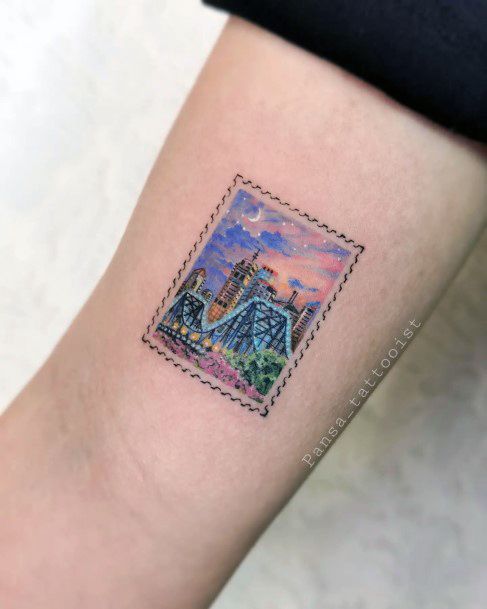 Wondrous Ladies Landscape Tattoos