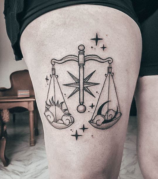 Wondrous Ladies Libra Tattoos