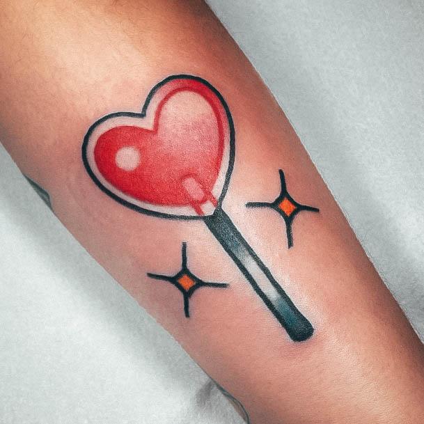 Wondrous Ladies Lollipop Tattoos