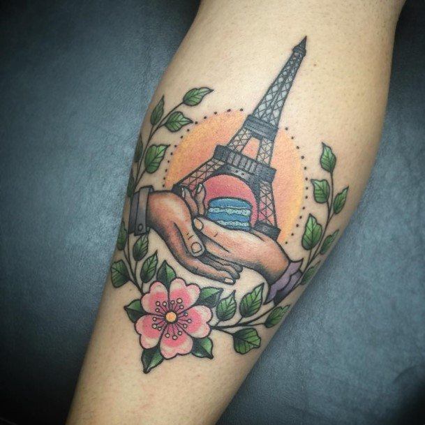 Wondrous Ladies Macaron Tattoos