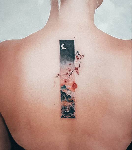 Wondrous Ladies Nature Tattoos