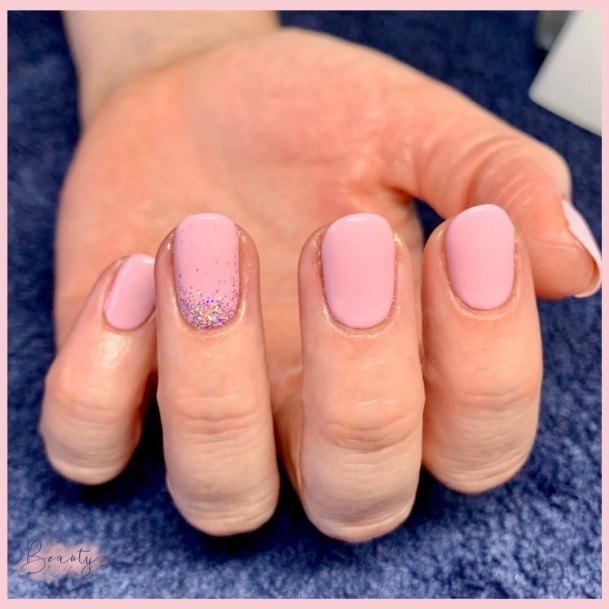 Wondrous Ladies Pale Pink Nails