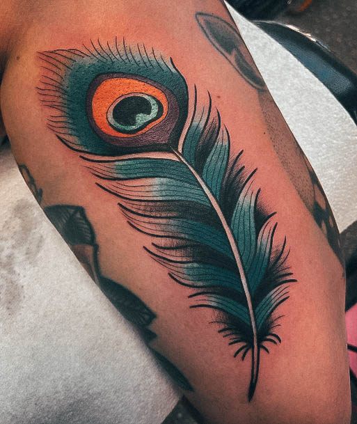 Wondrous Ladies Peacock Tattoos