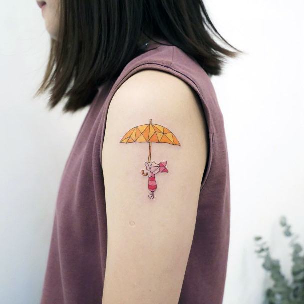 Wondrous Ladies Piglet Tattoos