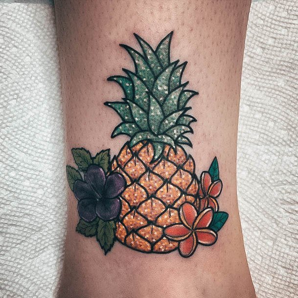 Wondrous Ladies Pineapple Tattoos