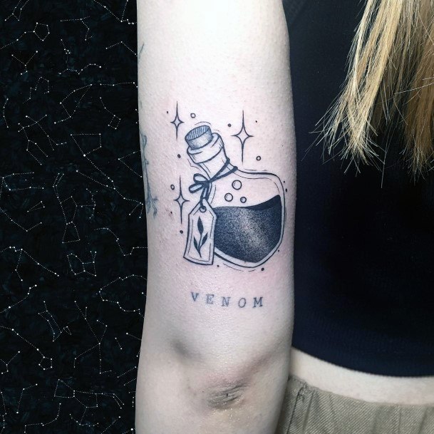 Wondrous Ladies Potion Tattoos