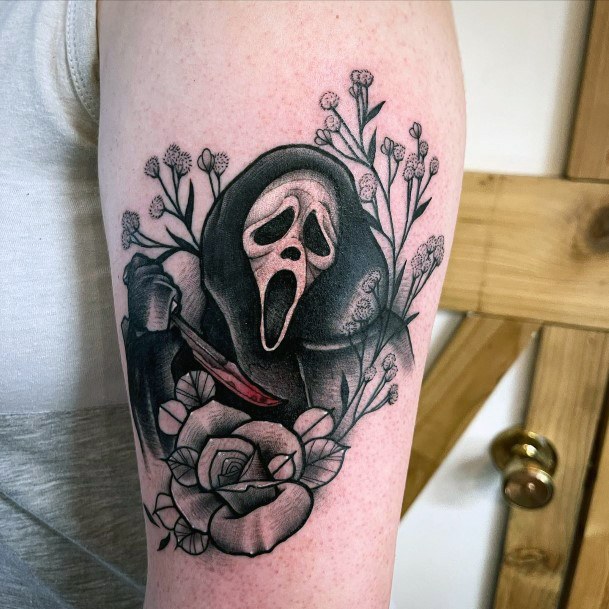 Wondrous Ladies Scream Tattoos