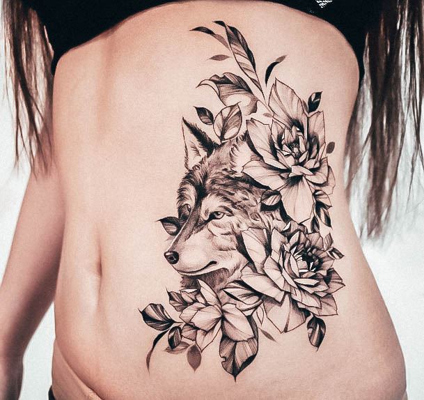 Wondrous Ladies Side Tattoos